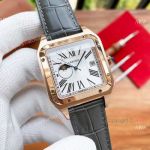 Swiss Quality Copy Cartier Santos-Dumont Watches with Moonphase